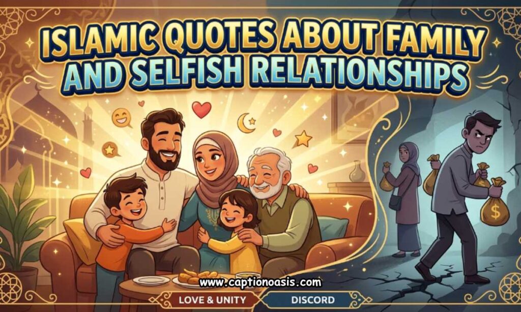 Islamic Quotes About Family and Selfish Relationships