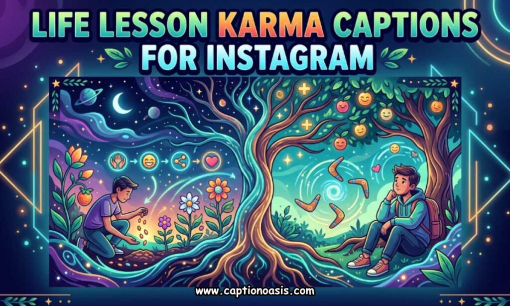 Life Lesson Karma Captions for Instagram