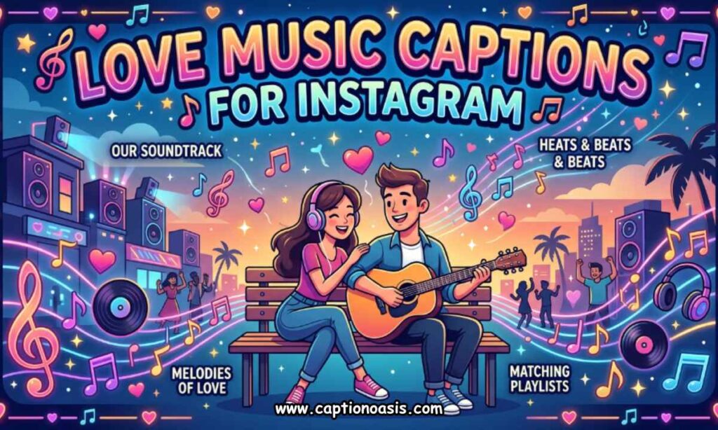 Love Music Captions for Instagram