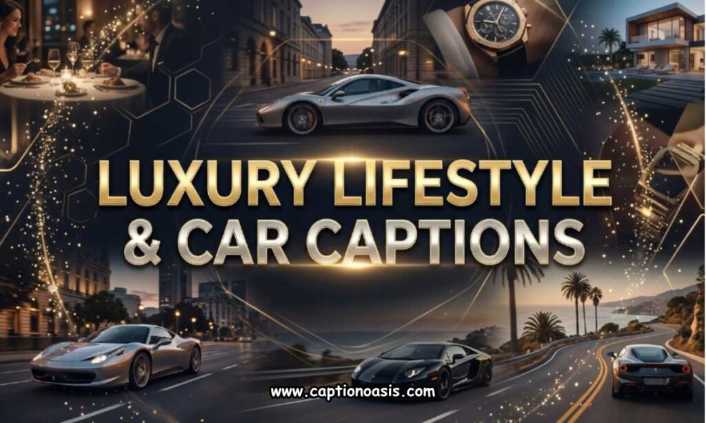 Luxury Lifestyle & Car Captions