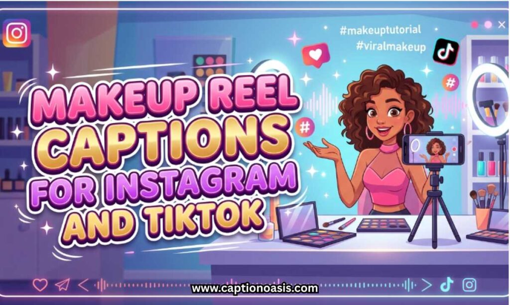 Makeup Reel Captions for Instagram and TikTok