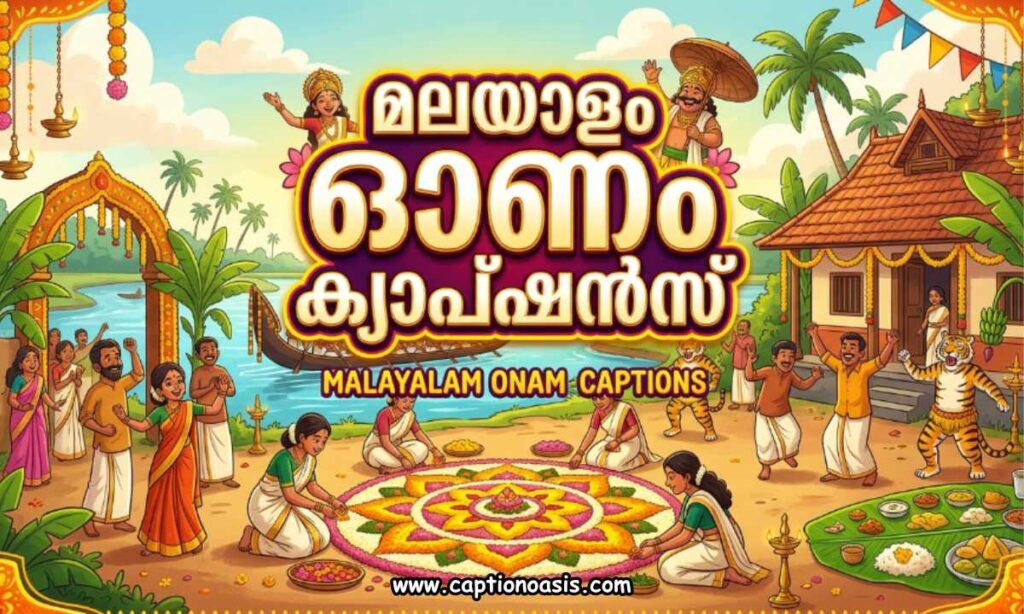 Malayalam Onam Captions