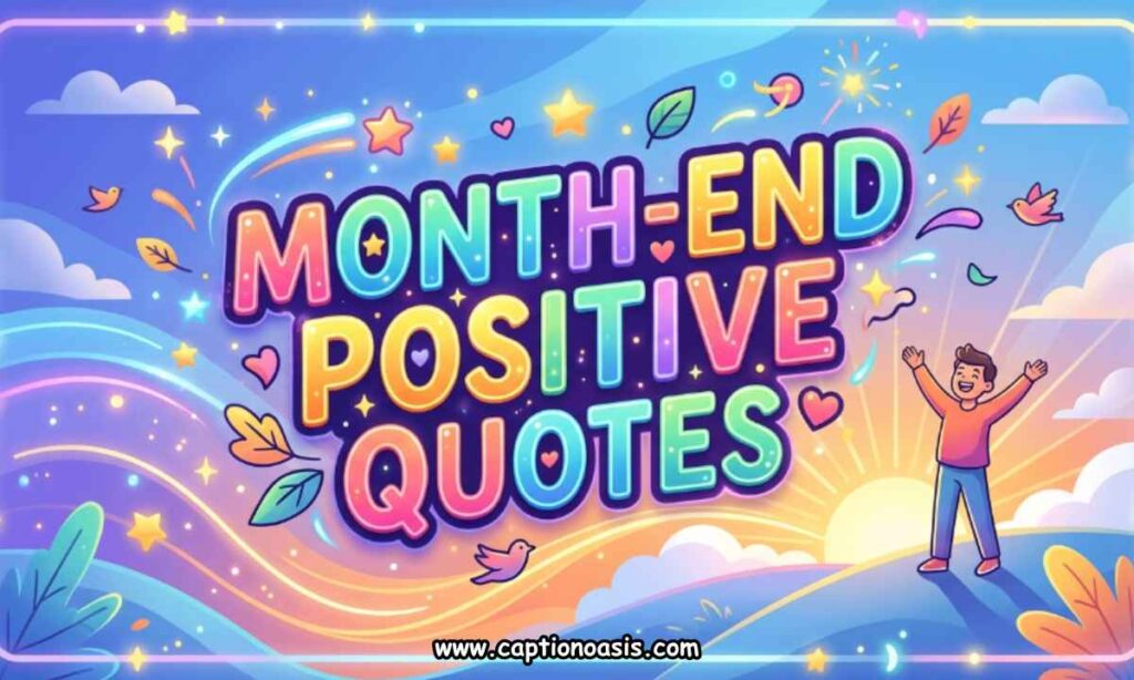Month-End Positive Quotes