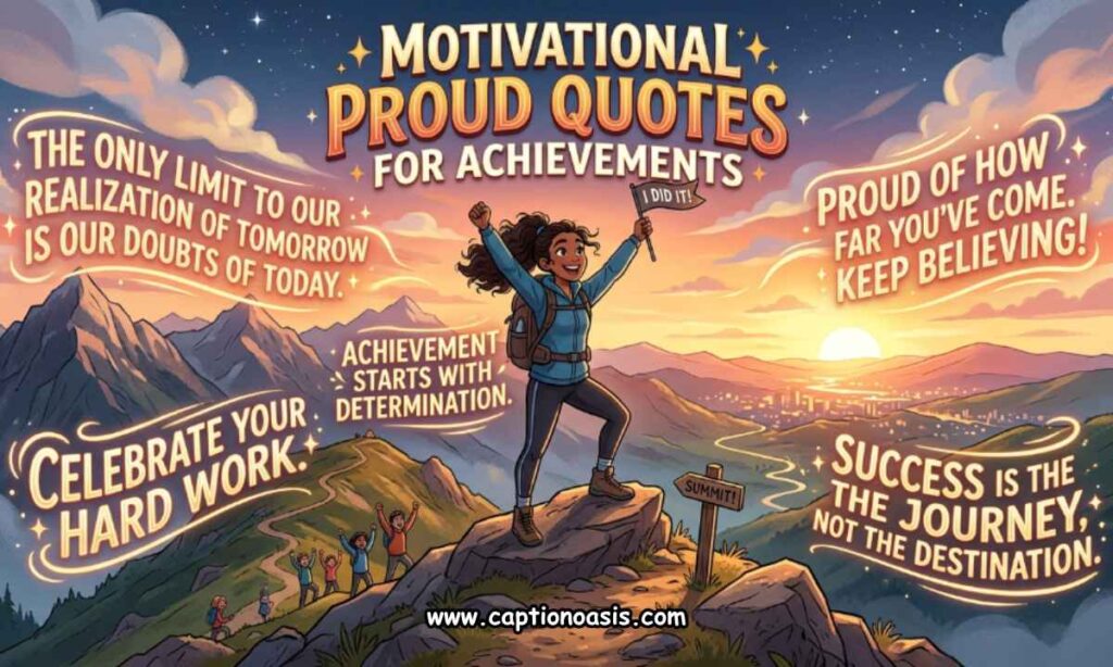 Motivational Proud Quotes for Achievements