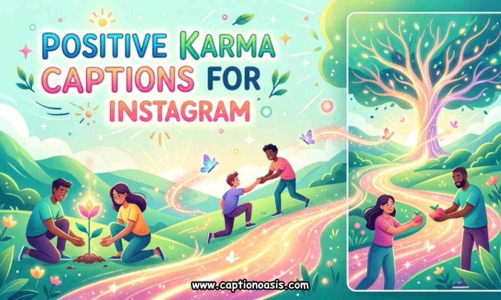 Positive Karma Captions for Instagram