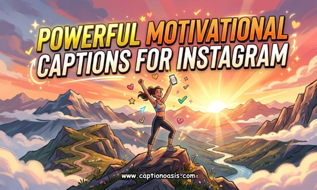 Powerful Motivational Captions for Instagram