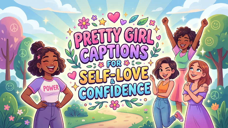 Pretty Girl Captions for Self-Love & Confidence