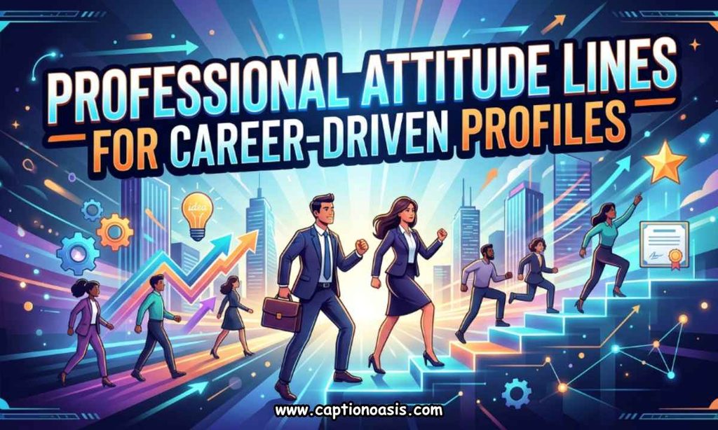 Professional Attitude Lines for Career-Driven Profiles