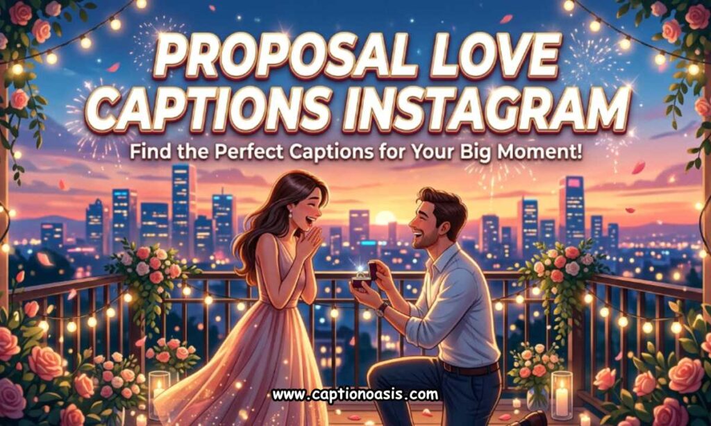 Proposal Love Captions Instagram