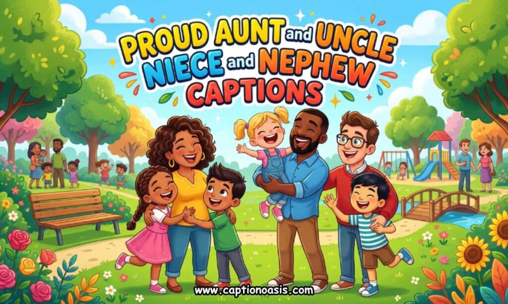 Proud Aunt and Uncle Niece and Nephew Captions