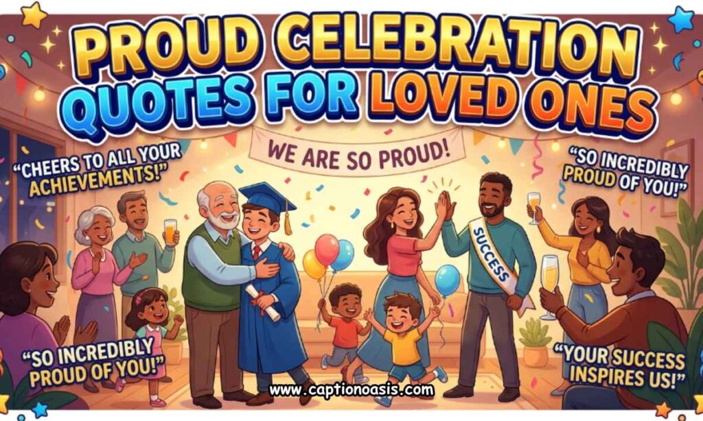Proud Celebration Quotes for Loved Ones