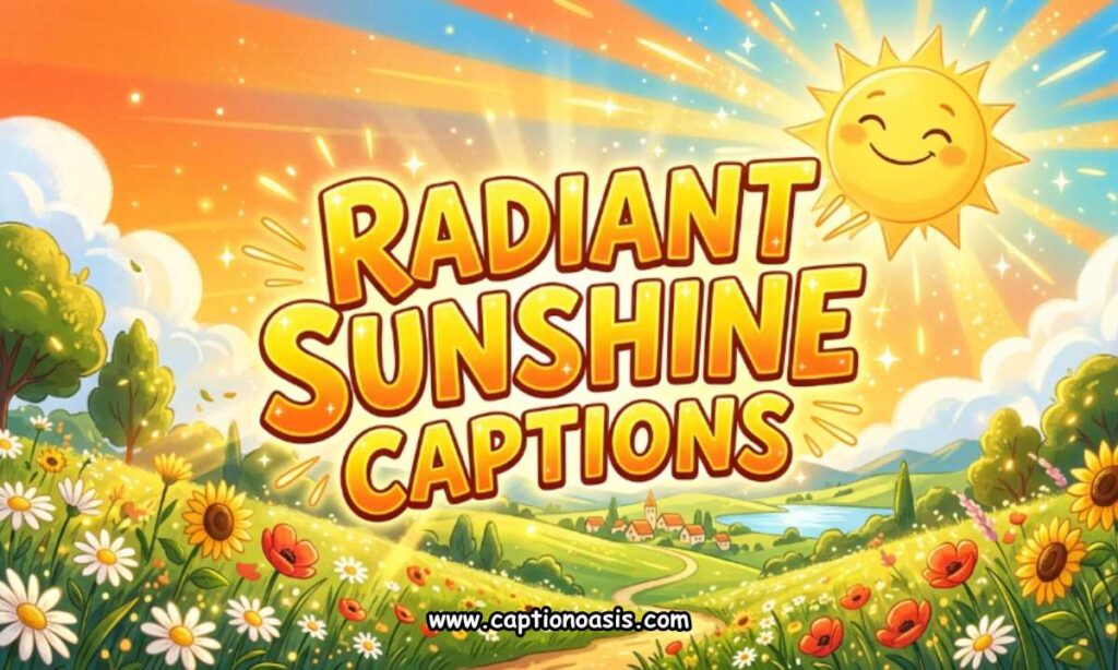 Radiant Sunshine Captions