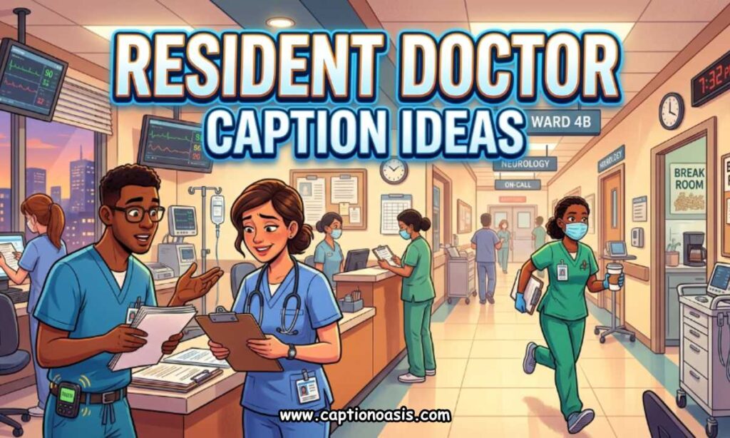 Resident Doctor Caption Ideas