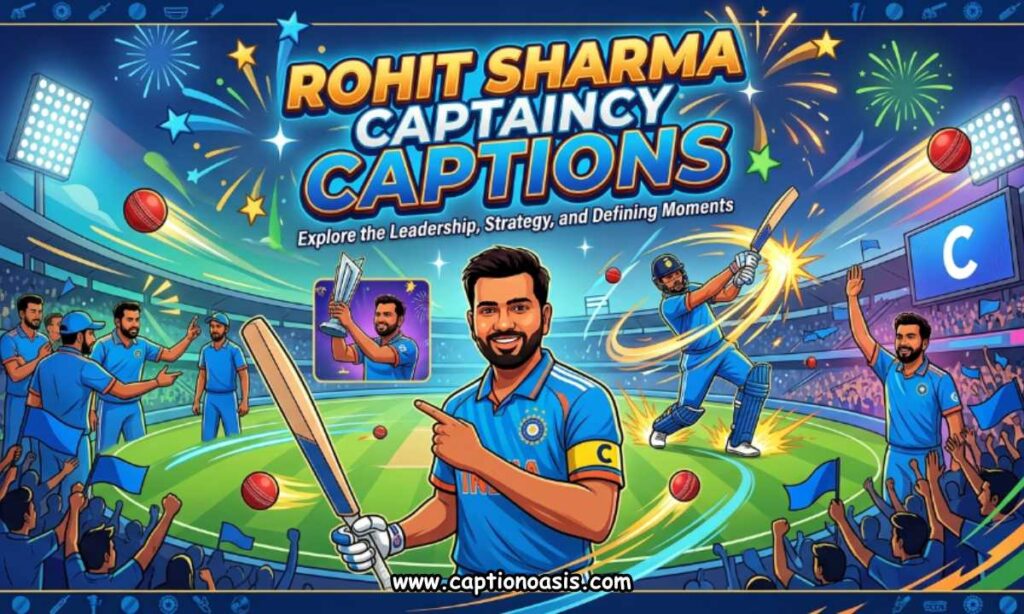 Rohit Sharma Captaincy Captions