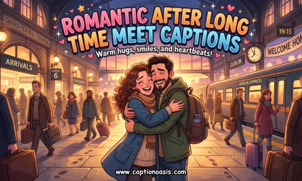 Romantic After Long Time Meet Captions