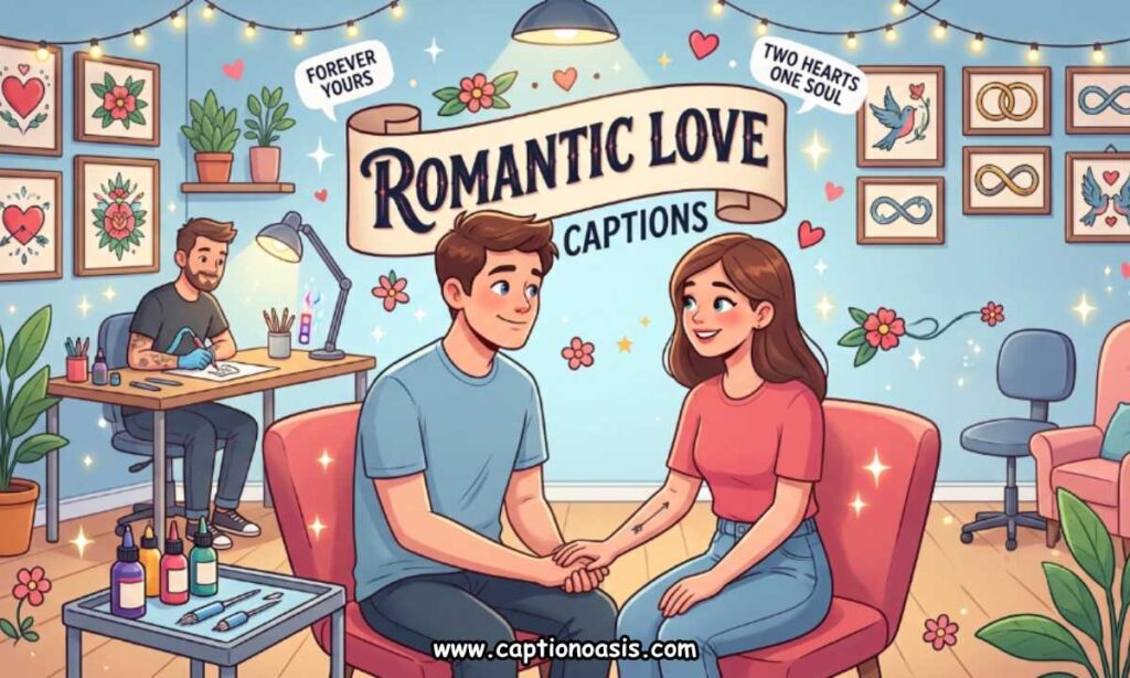 Romantic Love Tattoo Captions