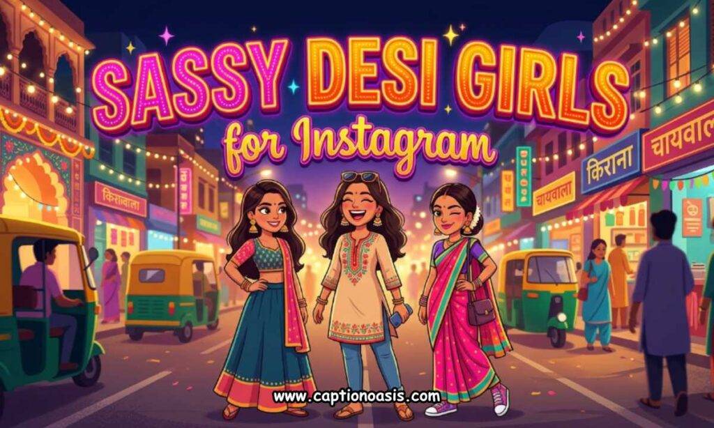 Sassy Desi Girls Captions for Instagram