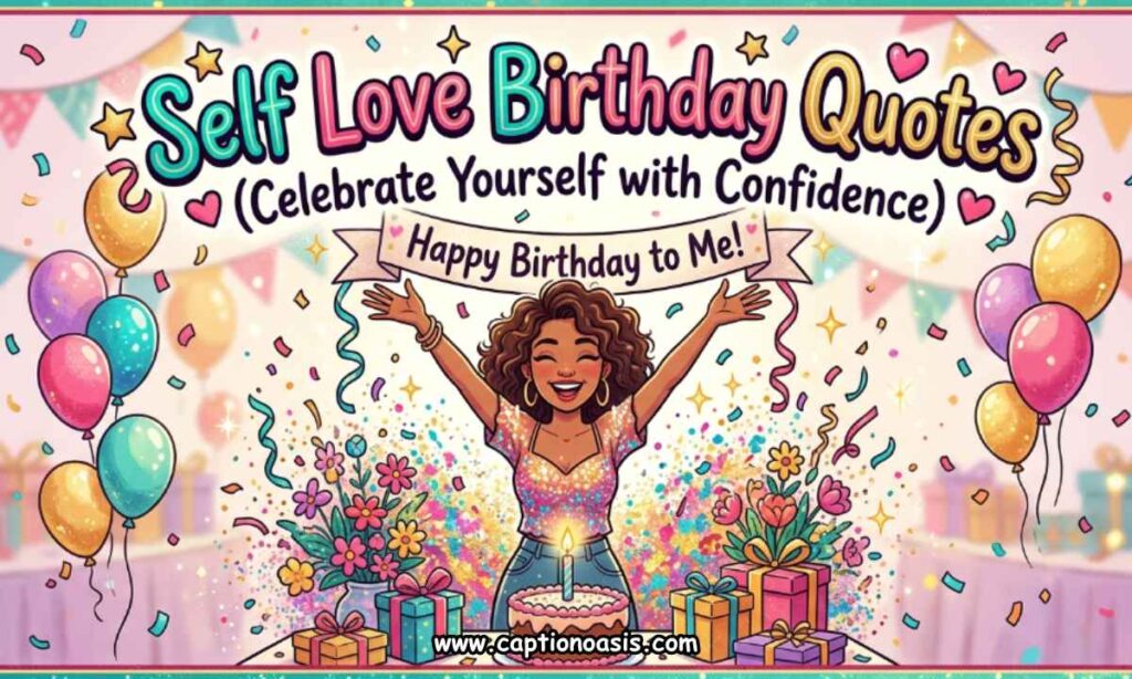 Self Love Birthday Quotes (Celebrate Yourself with Confidence)