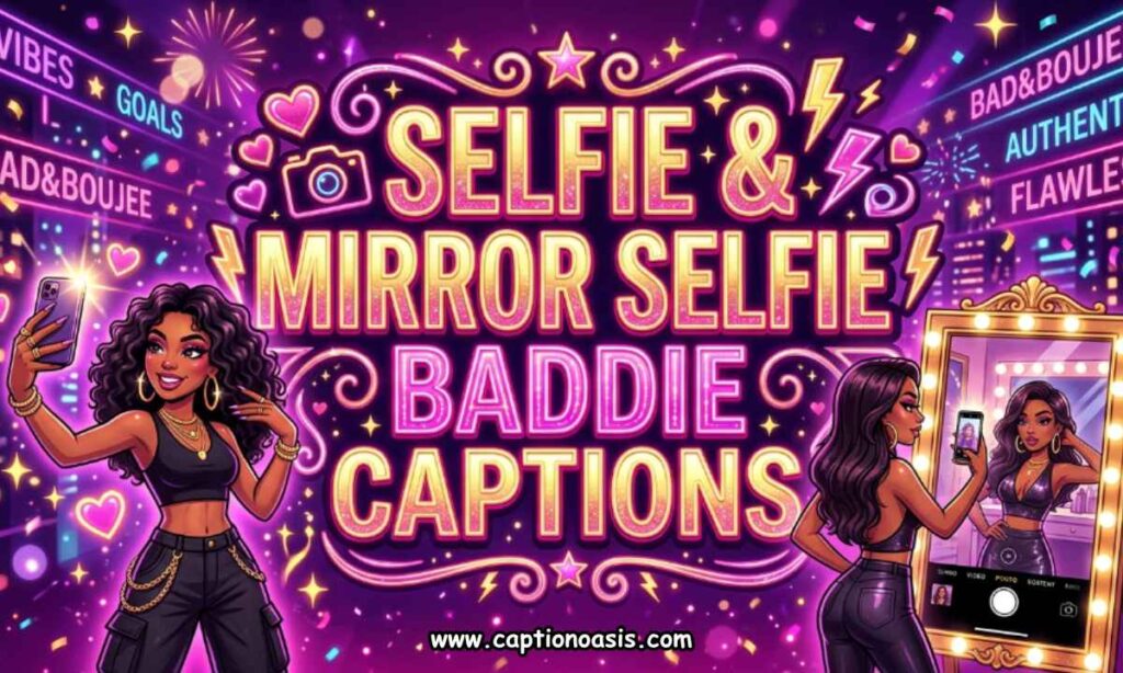 Selfie & Mirror Selfie Baddie Captions