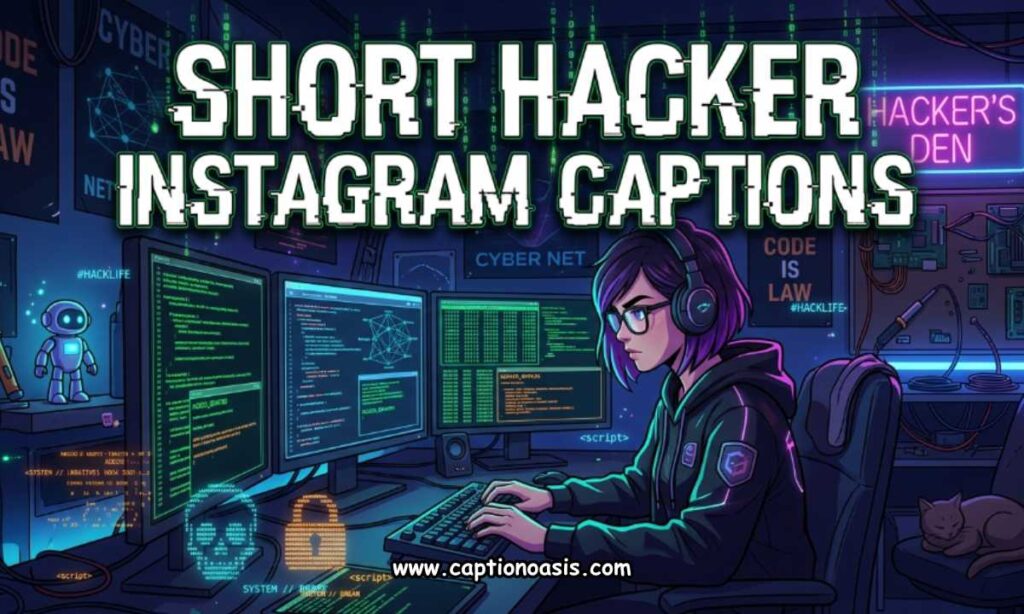 Short Hacker Instagram Captions