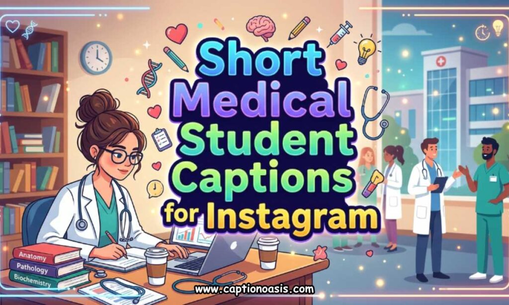 Short Medical Student Captions for Instagram