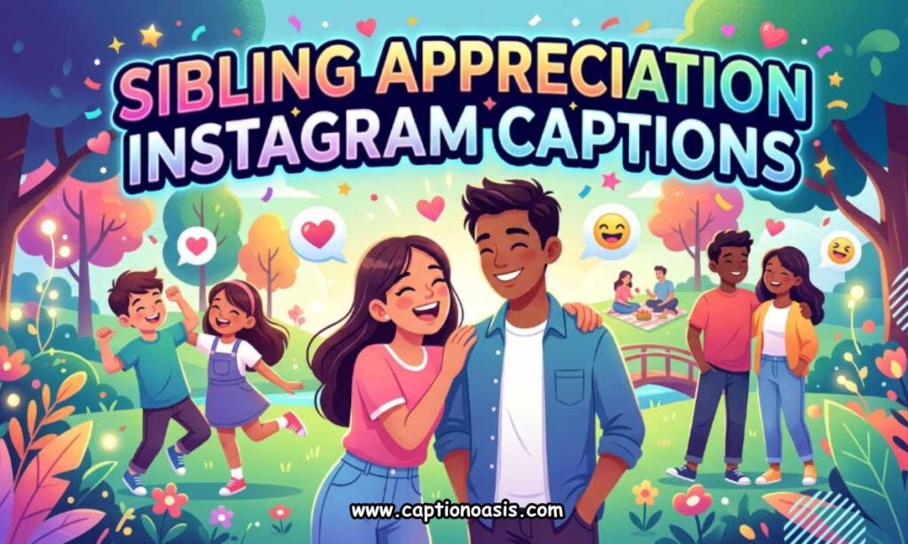 Sibling Appreciation Instagram Captions