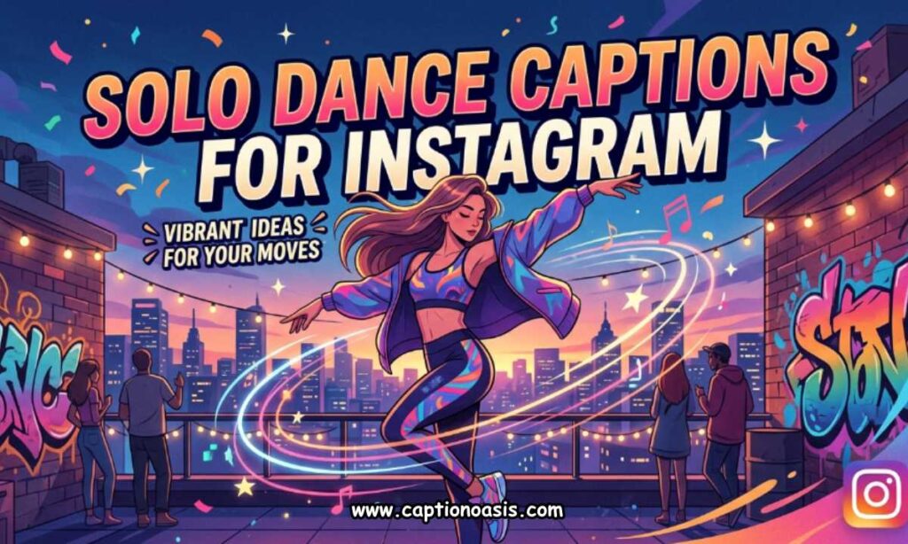 Solo Dance Captions for Instagram