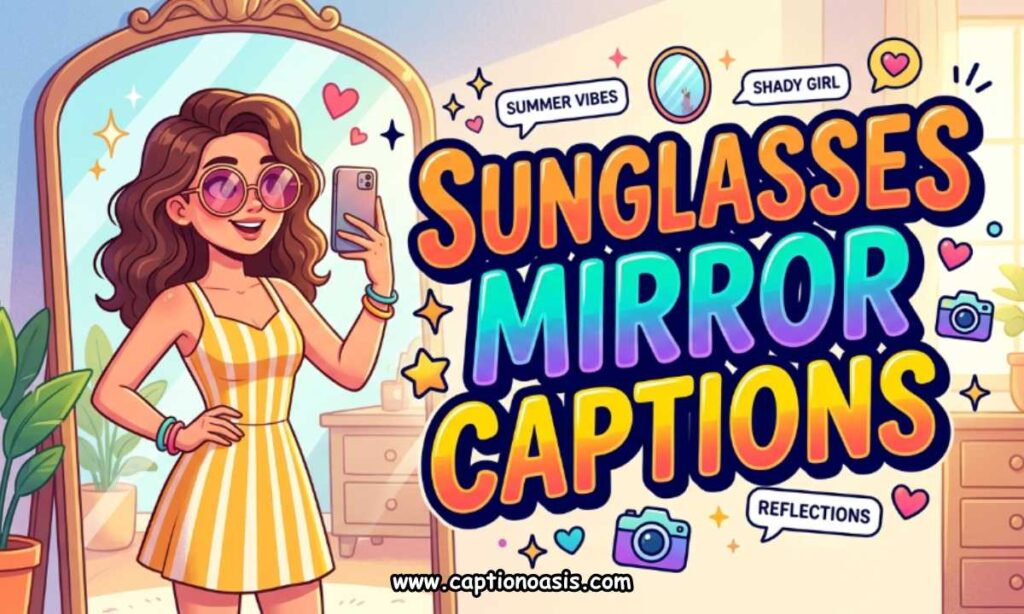 Sunglasses Mirror Captions