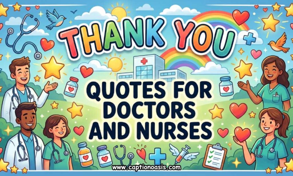 Thank You Quotes For Doctors And Nurses