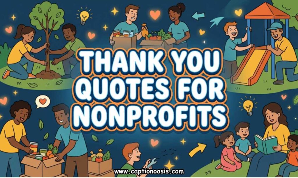 Thank You Quotes For Nonprofits