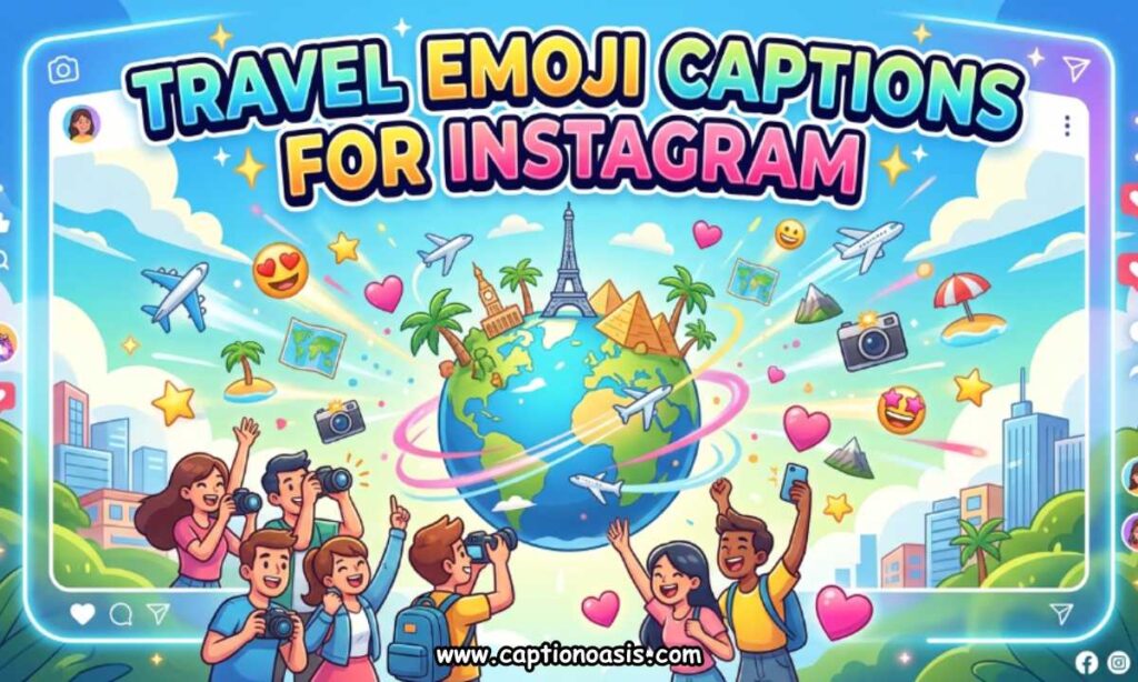 Travel Emoji Captions for Instagram