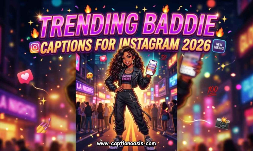 Trending Baddie Captions for Instagram 2026