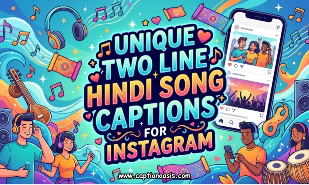 Unique Two Line Hindi Song Captions for Instagram
