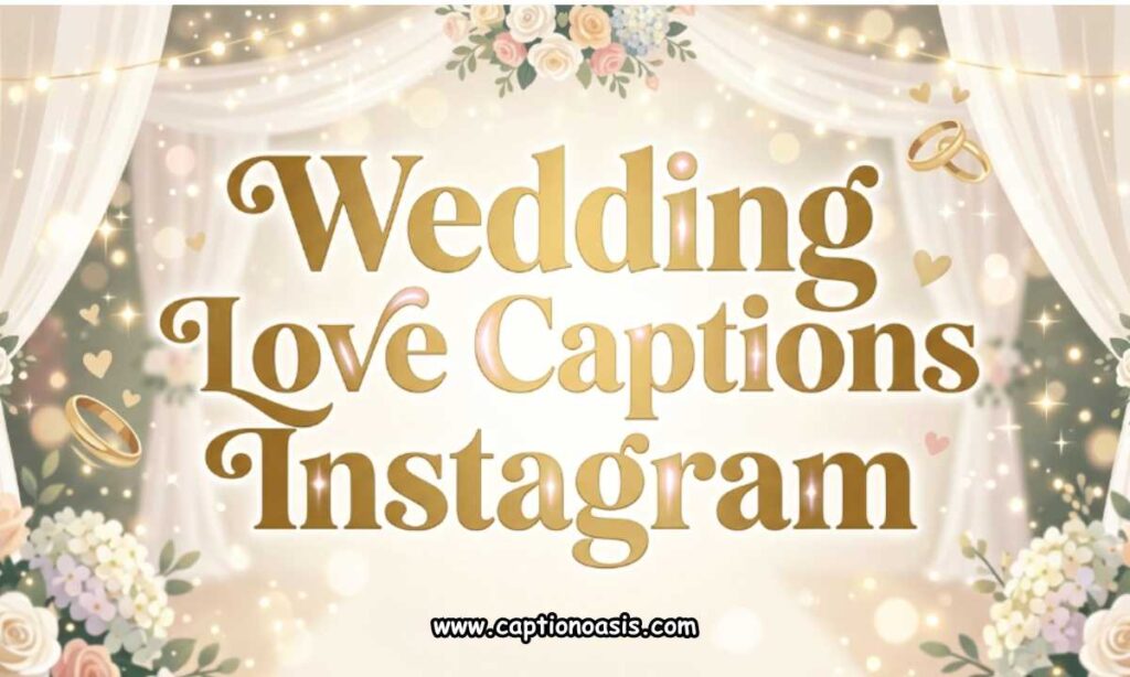 Wedding Love Captions Instagram