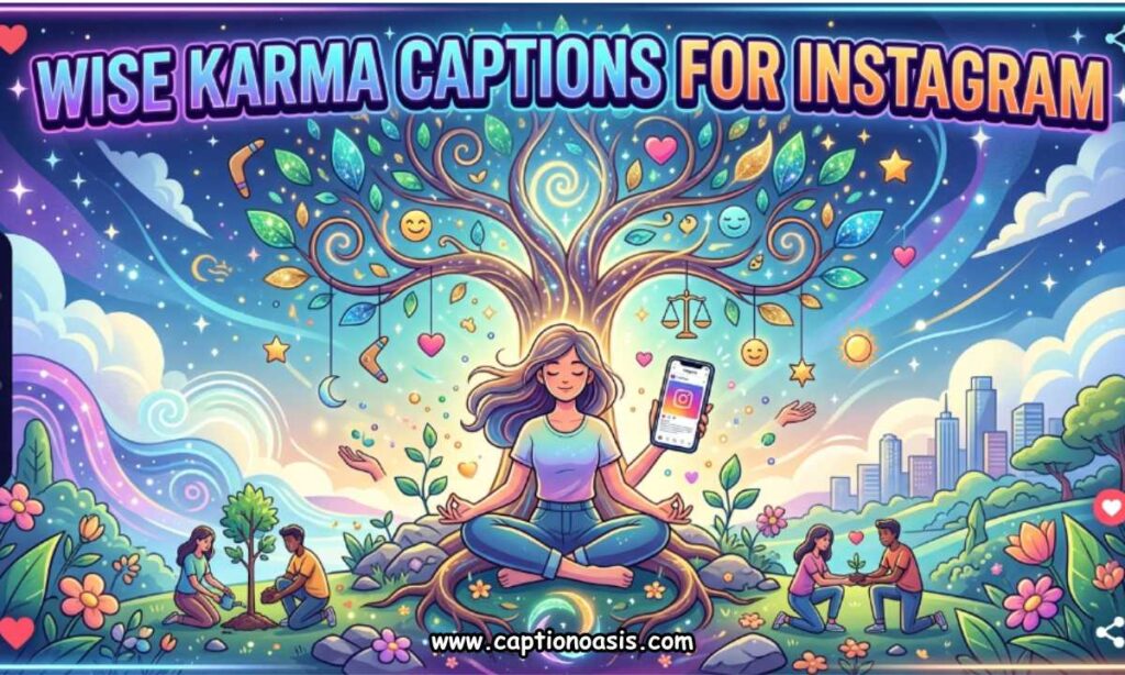 Wise Karma Captions for Instagram