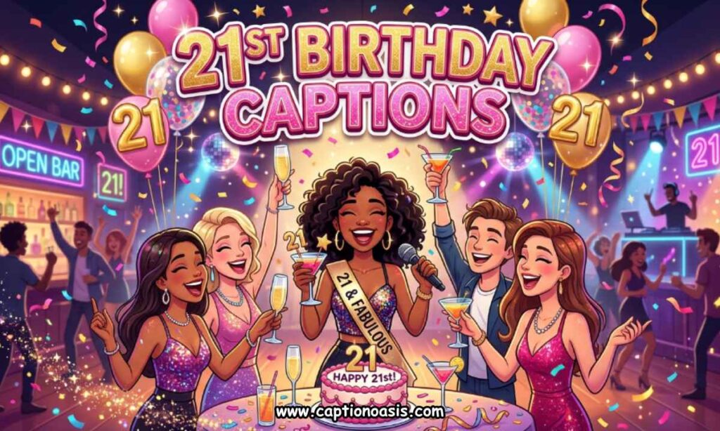 21st Birthday Captions