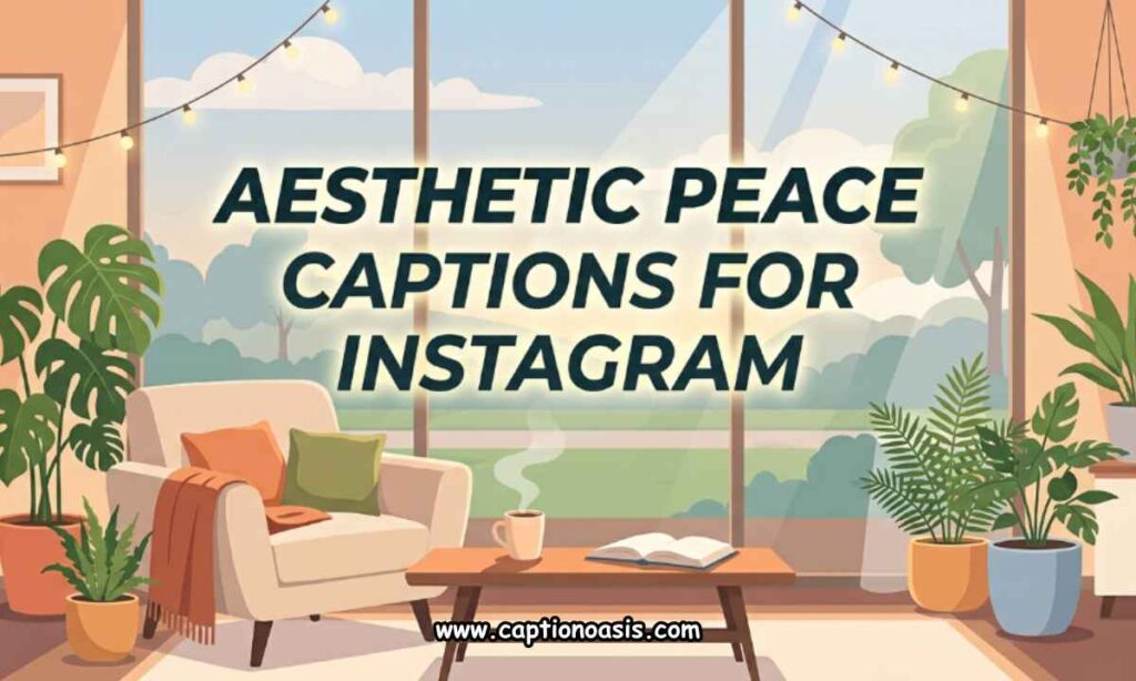 Aesthetic Peace Captions for Instagram