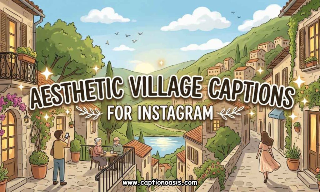 Aesthetic Village Captions for Instagram