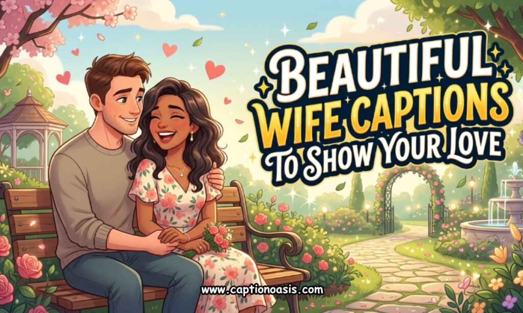 Beautiful Wife Captions to Show Your Love