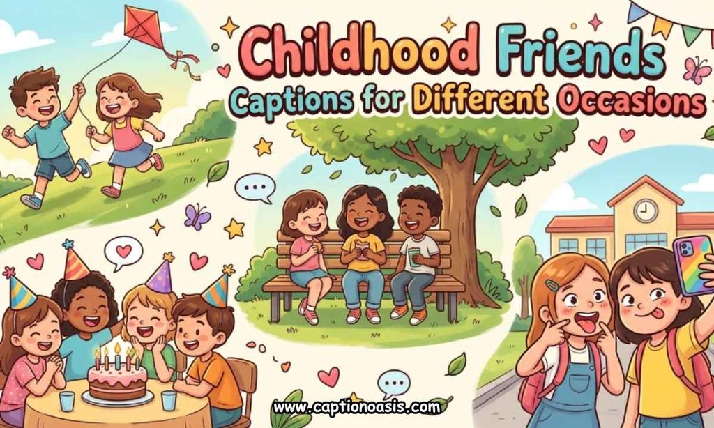 Childhood Friends Captions for Different Occasions