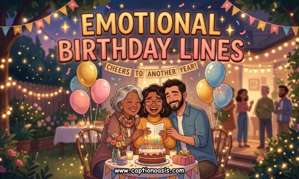 Emotional Birthday Lines