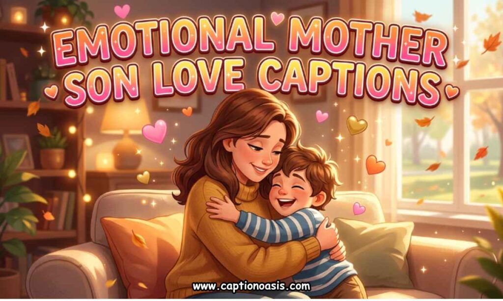 Emotional Mother Son Love Captions