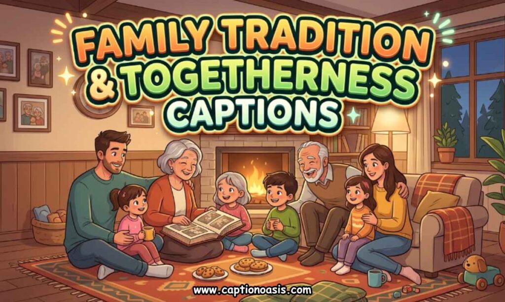 Family Tradition & Togetherness Captions