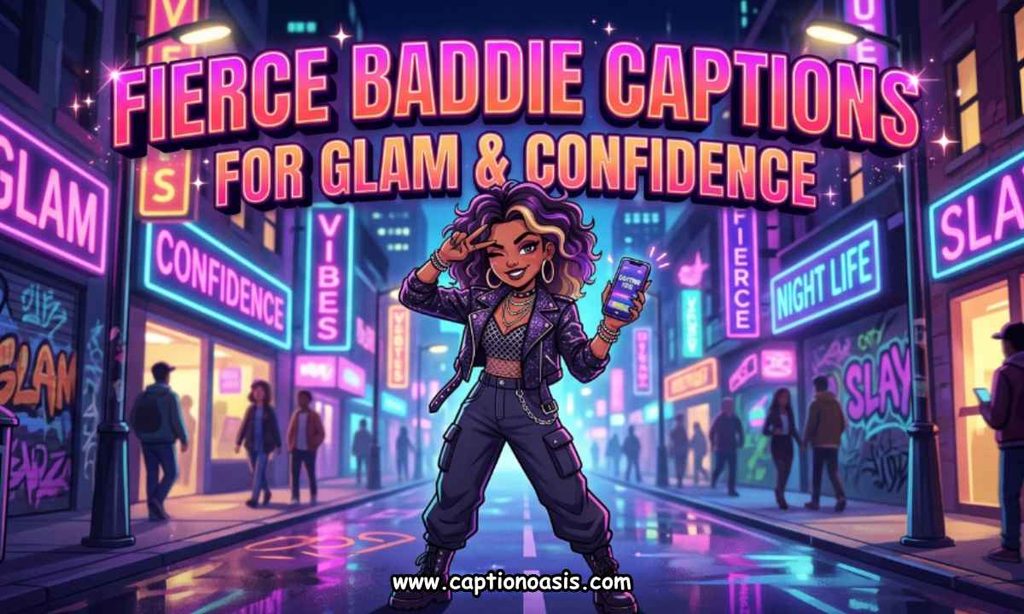 Fierce Baddie Captions for Glam & Confidence