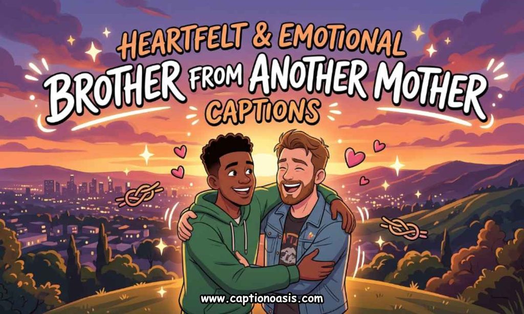 Heartfelt & Emotional Brother From Another Mother Captions