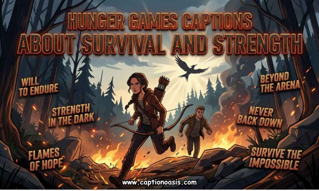 Hunger Games Captions About Survival and Strength