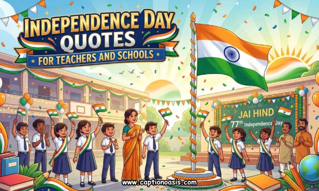 Independence Day Quotes for Teachers and Schools