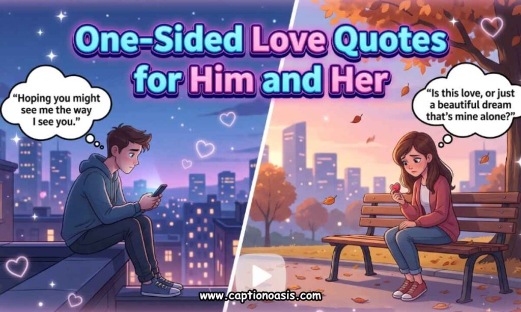 One-Sided Love Quotes for Him and Her