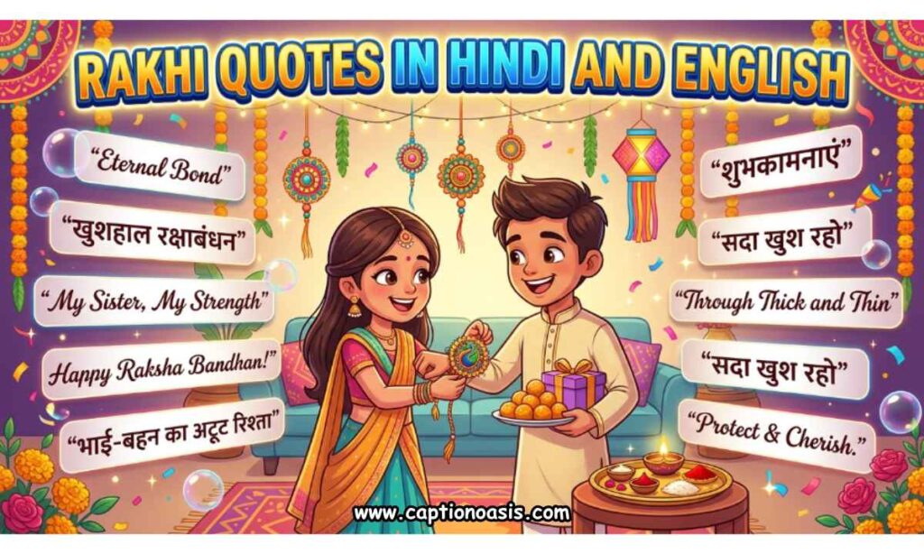 Rakhi Quotes in Hindi and English