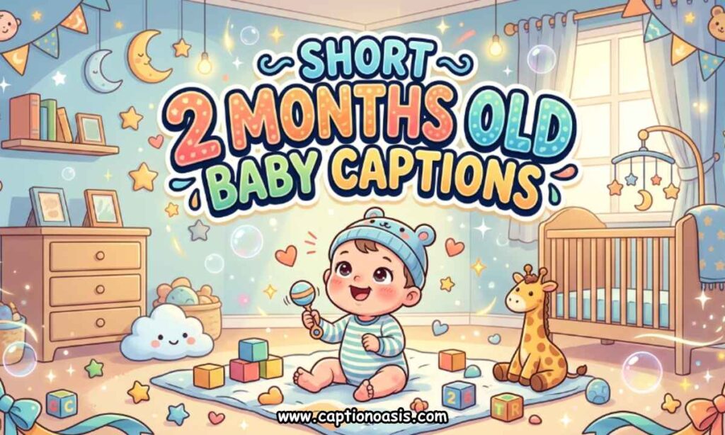 Short 2 Months Old Baby Captions